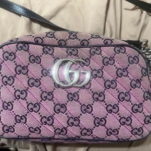 COPY - 100% Authentic used Gucci GG Marmont Multicolour small shoulder bag